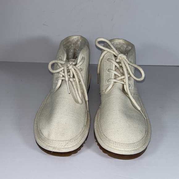 UGG Neumel Natural Canvas Boots - Picture 4 of 15